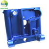 Kundenspezifische blaue anodisierende Mutternkörper 6083 Aluminium-CNC-Bearbeitungsteile